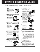 Preview for 6 page of Sharp HV-50CXE Operation Manual