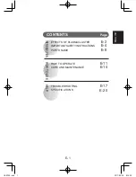 Preview for 3 page of Sharp IB-HP9A Operation Manual