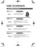 Preview for 14 page of Sharp IB-HP9A Operation Manual