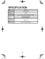 Предварительный просмотр 22 страницы Sharp IB-HP9A Operation Manual