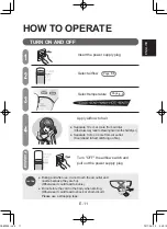 Предварительный просмотр 13 страницы Sharp IB-HX9KA Operation Manual