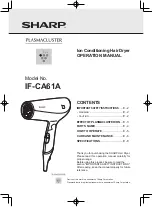 Sharp IF-CA61A Operation Manual preview