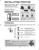 Preview for 6 page of Sharp IG-A10A Operation Manual