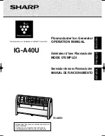 Sharp IG-A40UW Operation Manual preview