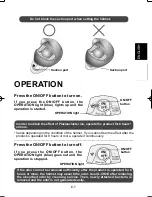 Предварительный просмотр 9 страницы Sharp IG-CH2E Operation Manual