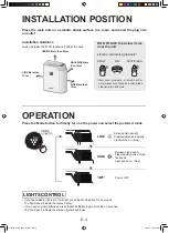 Preview for 14 page of Sharp IG-CL15B Operation Manual