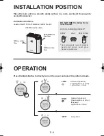 Предварительный просмотр 10 страницы Sharp IG-CL15UW Operation Manual