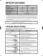 Предварительный просмотр 14 страницы Sharp IG-CL15UW Operation Manual