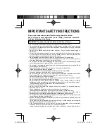 Preview for 4 page of Sharp IG-DC2B Operation Manual