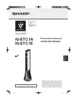 Предварительный просмотр 23 страницы Sharp IG-ETC1A Operation Manual