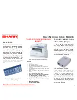 Sharp IMAGER AR-5316 Quick Reference Manual preview