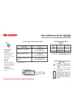 Предварительный просмотр 2 страницы Sharp IMAGER AR-5316 Quick Reference Manual