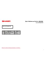 Предварительный просмотр 5 страницы Sharp IMAGER AR-5316 Quick Reference Manual