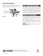 Предварительный просмотр 8 страницы Sharp Insight Electric Rang Installation Manual