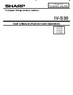 Preview for 1 page of Sharp IV-S30 User Manual