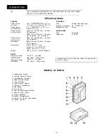 Предварительный просмотр 2 страницы Sharp JC-S57 Service Manual Digest