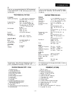 Preview for 3 page of Sharp JC-S57 Service Manual Digest