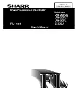 Sharp JW-20FL5 User Manual preview