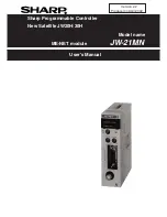 Sharp JW-21MN User Manual preview