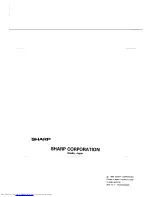 Preview for 70 page of Sharp JX-720 Operation Manual