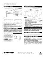 Preview for 4 page of Sharp KB-6015KK Installation Manual