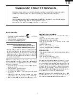Preview for 3 page of Sharp KB-6021MK Service Manual