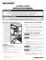 Preview for 1 page of Sharp KB-6100N Installation Manual