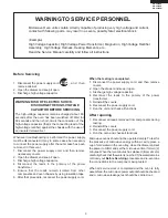 Preview for 3 page of Sharp KB-6524PS Service Manual