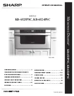 Preview for 1 page of Sharp KB-6524PSC Operation Manual