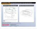 Preview for 2 page of Sharp KB-6525PS Installation Tips