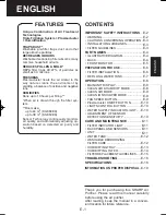 Preview for 3 page of Sharp KC-850EK Operation Manual