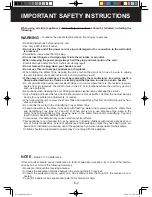 Preview for 4 page of Sharp KC-850EKW Operation Manual