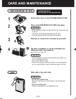 Preview for 16 page of Sharp KC-A40E Operation Manual