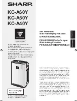 Sharp KC-A40Y Operation Manual предпросмотр