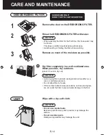 Предварительный просмотр 16 страницы Sharp KC-A40Y Operation Manual