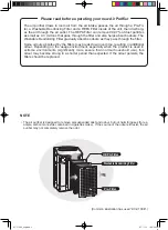 Preview for 2 page of Sharp KC-C100E Operation Manual