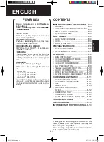 Preview for 3 page of Sharp KC-C100E Operation Manual