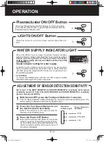 Preview for 12 page of Sharp KC-C100E Operation Manual