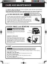 Preview for 13 page of Sharp KC-C100E Operation Manual