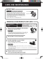 Preview for 14 page of Sharp KC-C100E Operation Manual