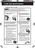 Preview for 16 page of Sharp KC-C100E Operation Manual