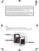 Preview for 2 page of Sharp KC-F30J Operation Manual