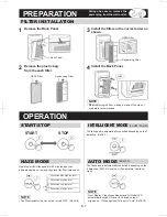 Preview for 8 page of Sharp KC-G40E Operation Manual