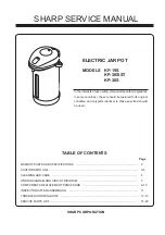 Sharp KP-19S Service Manual preview