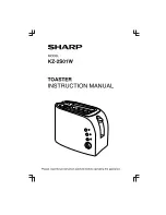 Preview for 1 page of Sharp KZ-2S01W Instruction Manual