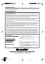 Preview for 34 page of Sharp LC 10A2U Operation Manual