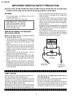 Предварительный просмотр 2 страницы Sharp LC-13B2H Service Manual