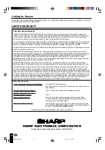 Предварительный просмотр 42 страницы Sharp LC-13B2U Operation Manual