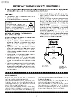 Preview for 2 page of Sharp LC-13B2UA Service Manual