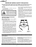 Preview for 2 page of Sharp LC-13B6US Service Manual